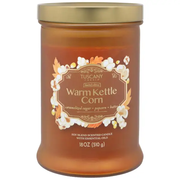 Tuscany Candle 18oz Warm Kettle Corn Candle - 76659 | Blain's Farm