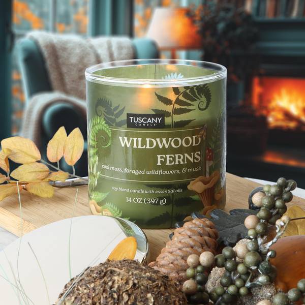 Tuscany Candle 14oz Wildwood Ferns Candle - 76672 | Blain's Farm