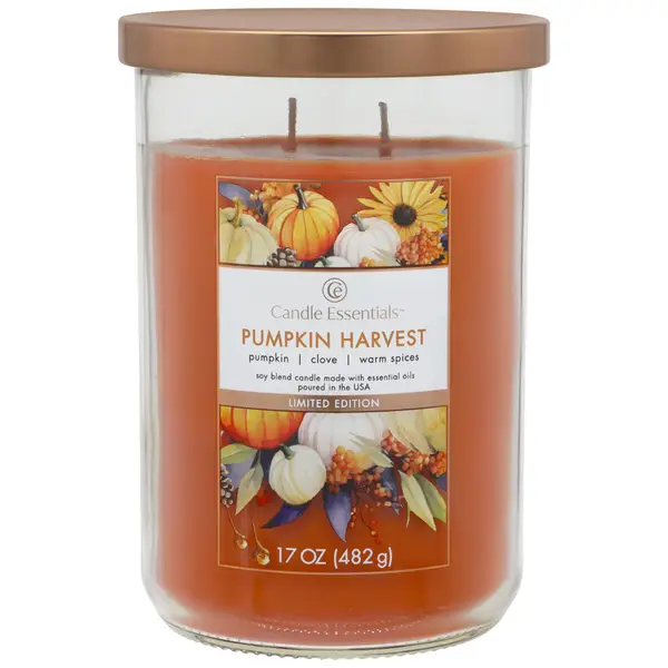 Tuscany Candle Essentials 17oz Pumpkin Harvest Candle - 76678