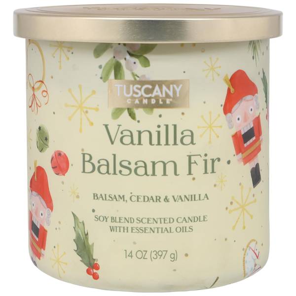 Empire Candle 14oz Vanilla Balsam Fir Christmas Candle