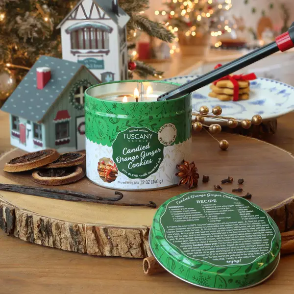 Empire Candle 12oz Limited Edition Candied Orange Ginger Cookies