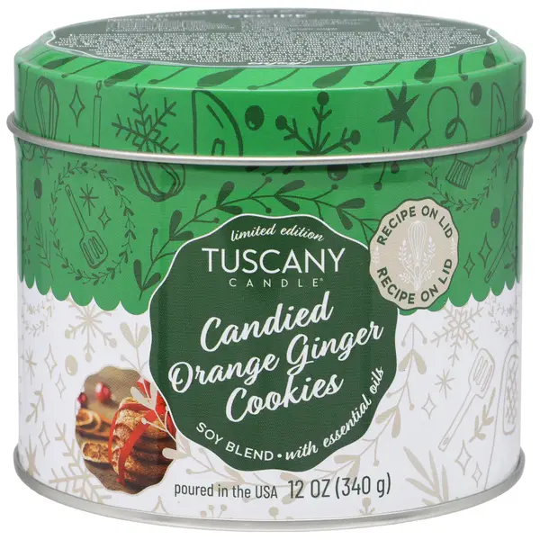 Empire Candle 12oz Limited Edition Candied Orange Ginger Cookies