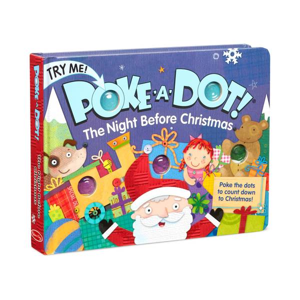Melissa & Doug Poke-a-Dot! The Night Before Christmas, Interactive Children's Board Book