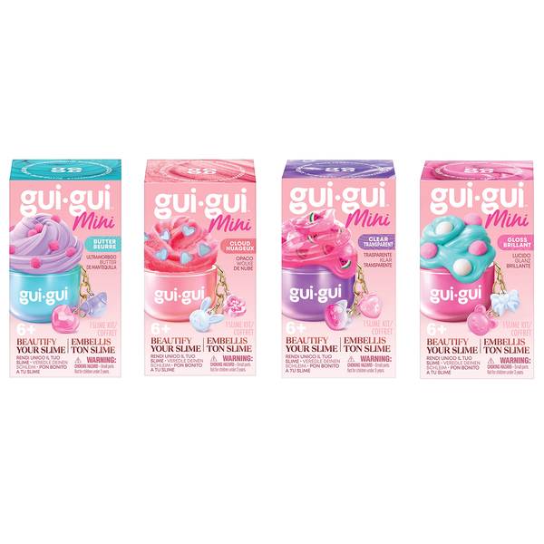 Gui Gui Mini Slime Jar Keychain (Assorted)