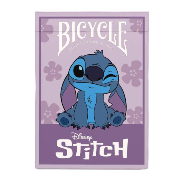 Bicycle Disney Stitch Playing Cards- Purple