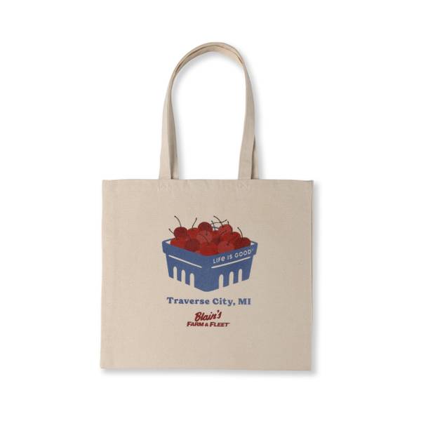 Photo of Classic Canvas Box of Cherries Tote
