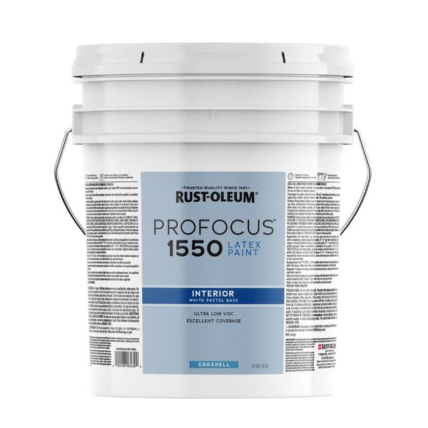 Photo of 5 Gallon ProFocus Commercial Interior Paint Eggshell White Tint Base