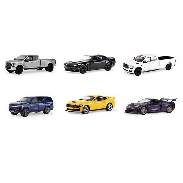 "Showroom Floor" Series 7 Set of 6 Cars diecast model cars by Greenlight 1/64 Diecast Model Cars by Greenlight