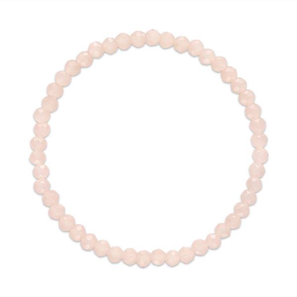 Photo of Blush Pink Stretchy Facet Mix Bracelet