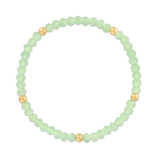 Photo of Green Transitioning Stretchy Facet Mix Bracelet