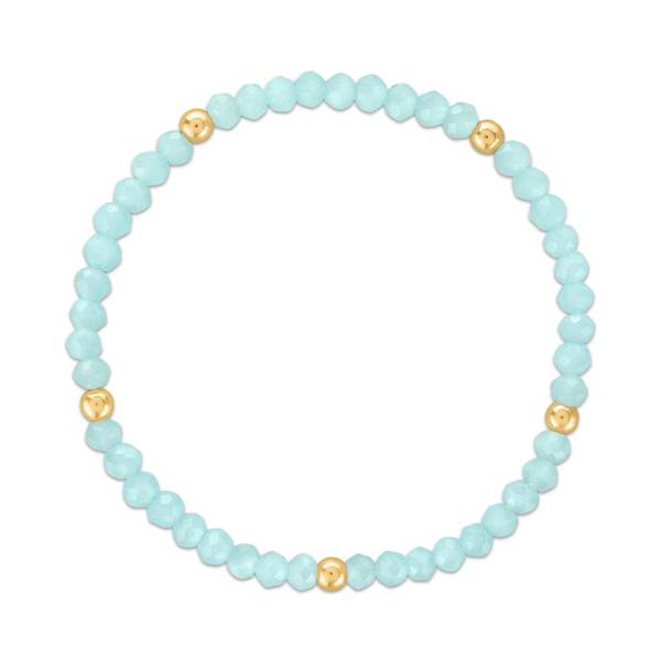 Photo of Ice Blue/Gold Ball SF Mila Mix Bracelet