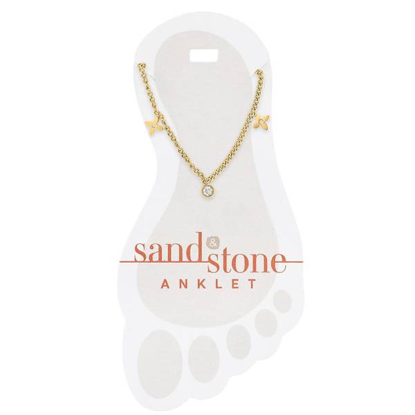 Photo of Gold Clover Dangle Anklet