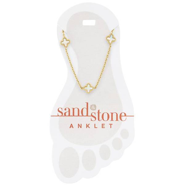 Photo of Gold Multi Quatrafoil Anklet