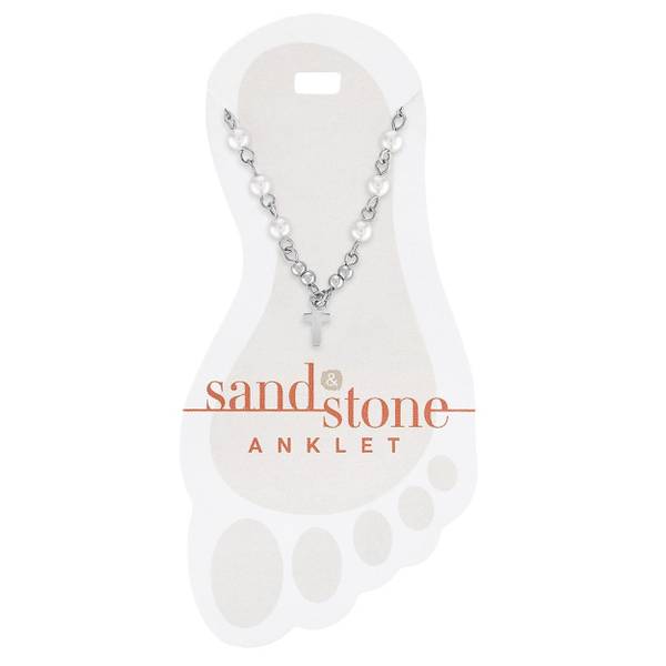 Photo of Silver Cross Dangle Anklet