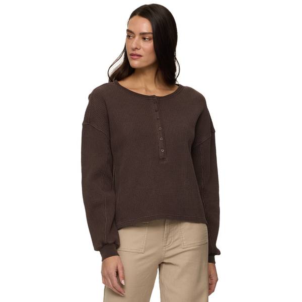 Women's Montclair Waffle Henley | Large | Flag & Anthem Women's
