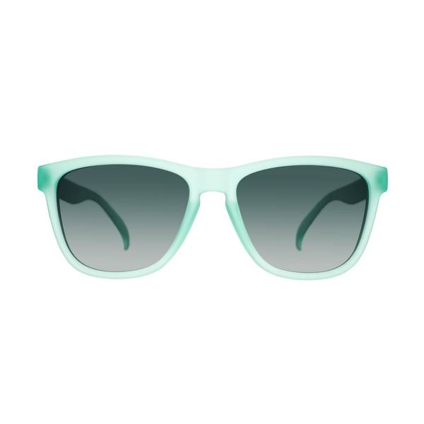goodr OG - Dinner Mint Debauchery Sunglasses Unisex Green Frame Green Lens