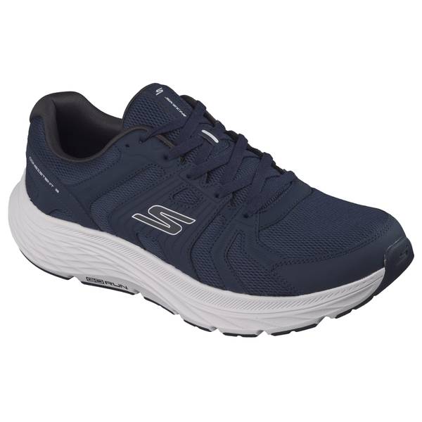 Skechers Men's GO RUN Consistent 3 - Core Track Sneaker | Size 9.5 | Navy Blue | Leather