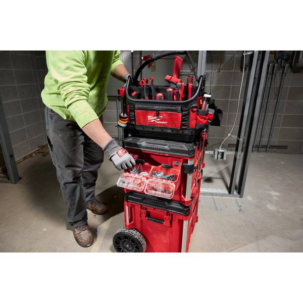 テツ　2BOX Milwaukee PACKOUT Tool Box 2-Bin Attachment - 48-22-8610 | Blain's