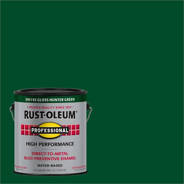 Photo of 1 Gallon Professional Gloss Hunter Green Water-Based Interior/Exterior Paint