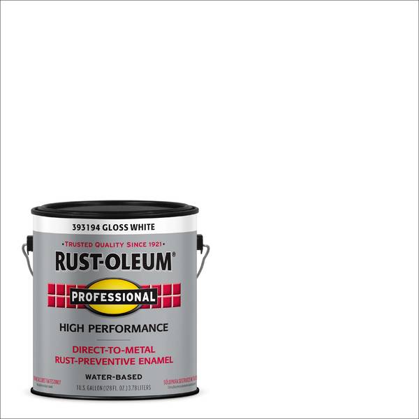Photo of 1 Gallon Professional Gloss White Water-Based Interior/Exterior Paint