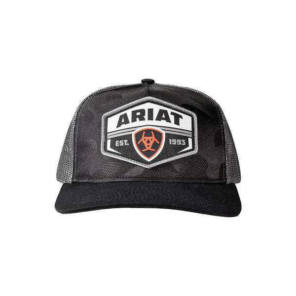 Photo of Men's Black Camo with Patch Cap