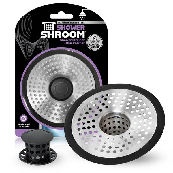 JUKA ShowerShroom Ultra - Walk-in Shower Stall Drain Protector