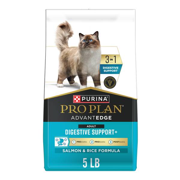 Purina Pro Plan AdvantEDGE 5lb Adult Digestive Support Plus Salmon and Rice Formula Dry Cat Food
