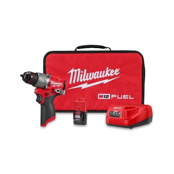 Milwaukee M12 FUEL 1/2" Hammer Drill/Driver Kit