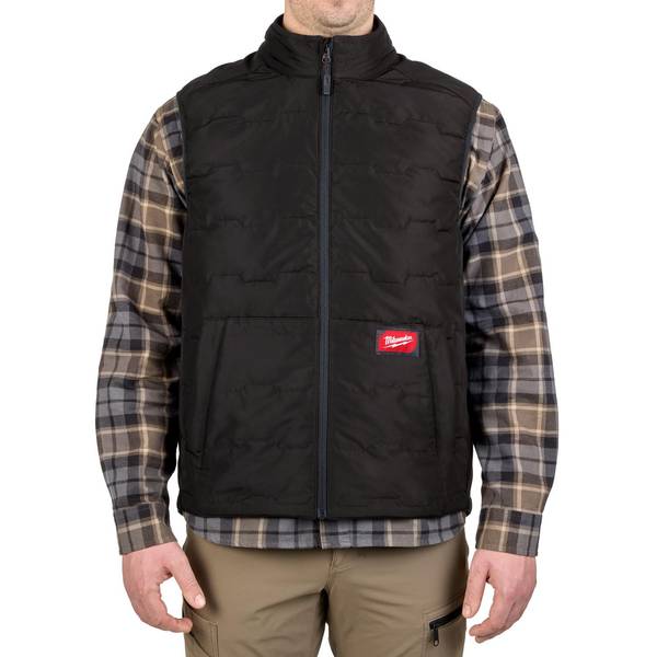 Milwaukee FREEFLEX Lightweight Insulated Vest Black Size Medium - M350B-M