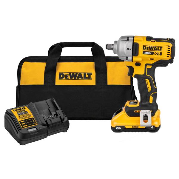 DEWALT 20V MAX* XR? 1/2-in. Mid-range Impact Wrench Kit With Hog Ring Anvil