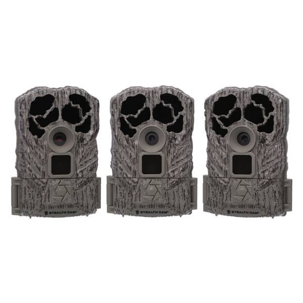 Stealth Cam Browtine Trail Camera, 3 Pack
