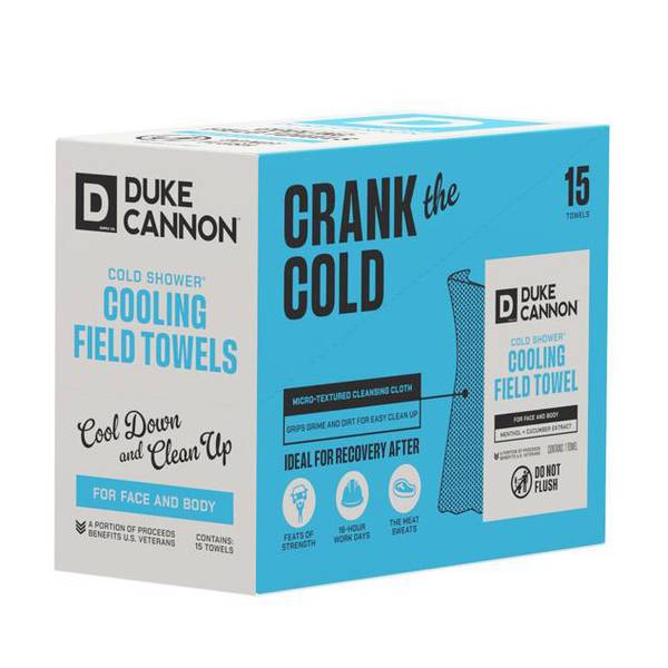 Duke Cannon Supply Co. Cold Shower Cooling Field Towels Multipack Box