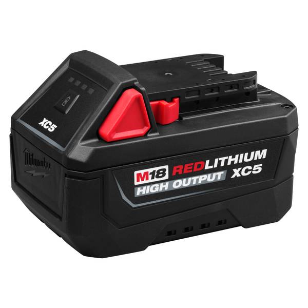 Milwaukee M18 REDLITHIUM HIGH OUTPUT XC5 Battery Pack - 48-11-1855