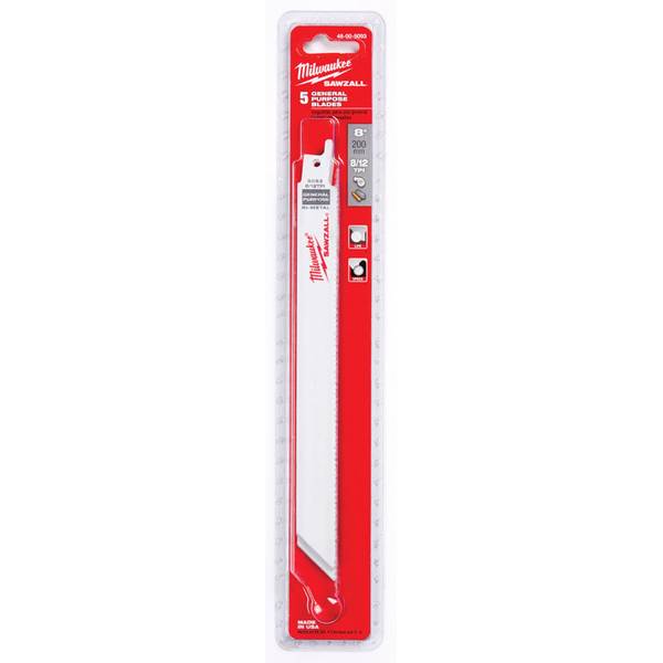 Photo of 5-Pack 8 in. 8/12 TPI SAWZALL Blades