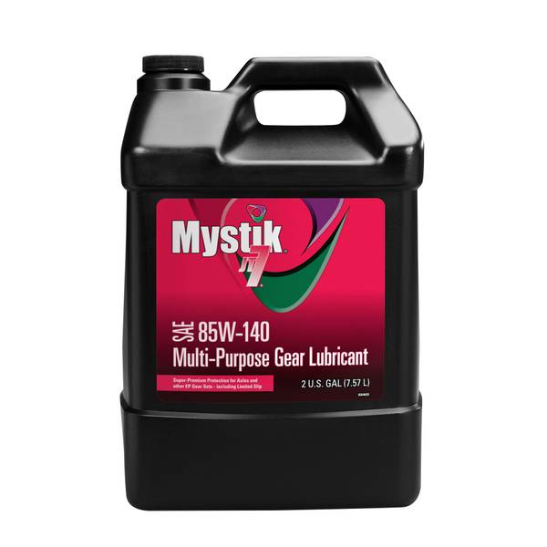 Mystik 85W140 JT7 Multi Purpose Gear Lubricant, 2 Gallon