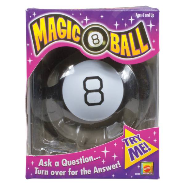 LAST CHANCE - LIMITED STOCK - Magic 8 Ball Question Toy - Fortune Tell