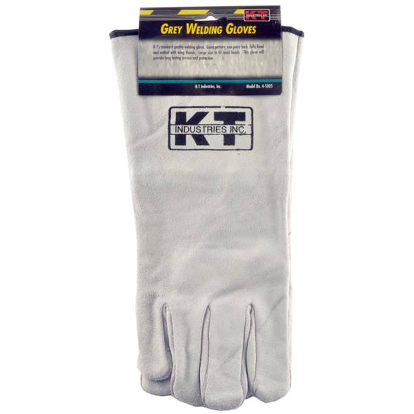 K-T Industries Gray Welding Gloves