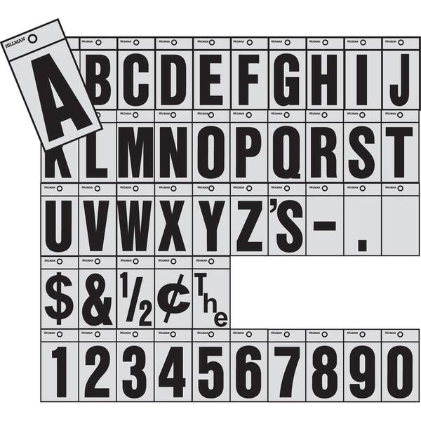 Photo of 1-1/2" Black/White #3 Number