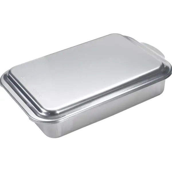 Nordic Ware Round Layer Cake Pan, Silver, 9 x 2