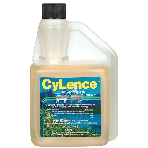 Bayer CyLence Pour On Insecticide Goat Dewormer 