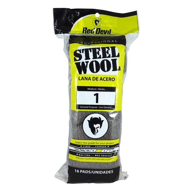 Red Devil 16-Pack Steel Wool-Medium #1