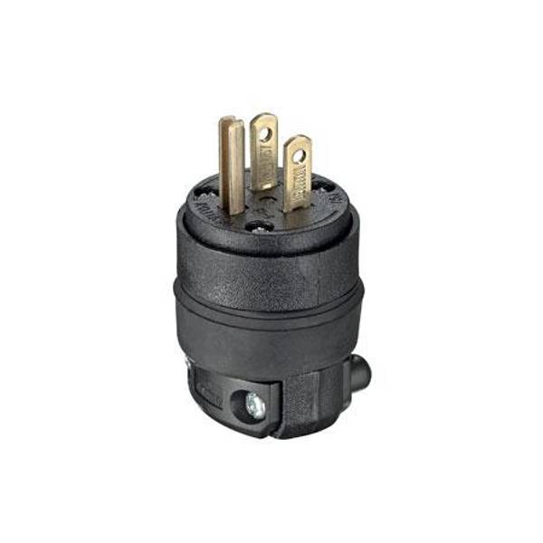 Leviton 15 Amp Rubber Grounding Plug 000515PR000 Blain's Farm & Fleet