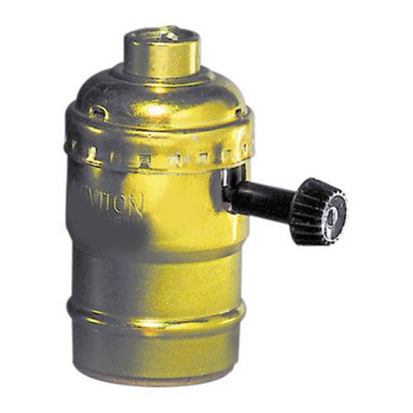 Photo of Removable Turn Knob Metal Shell Lampholder