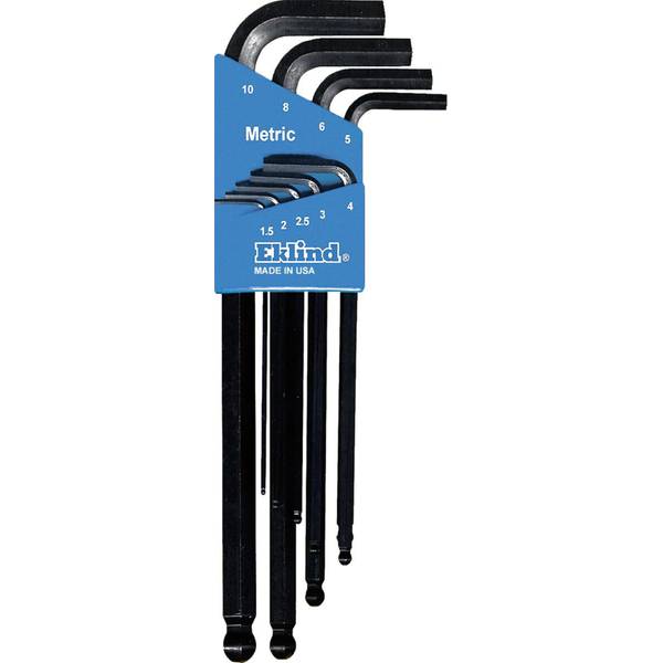 Photo of 9-Piece Ball Hex L Key Set