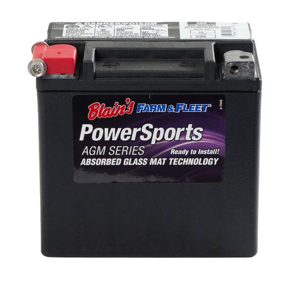 Photo of AGM Powersport Battery, Group Size 14, 220 CCA