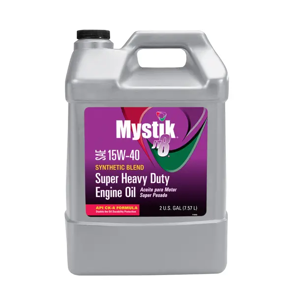 Mystik 2 Gallon JT-8 15W40 Super Heavy Duty Diesel Oil