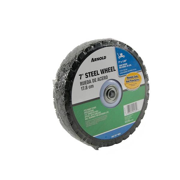 Arnold Diamond Tread Steel Wheel - 490-321-0001 | Blain's Farm & Fleet