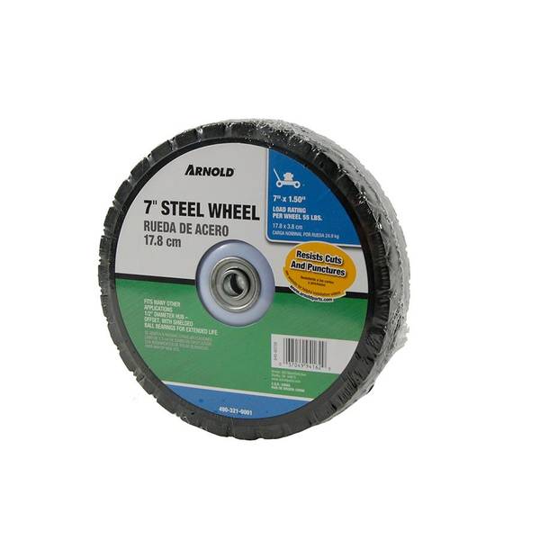 Arnold Diamond Tread Steel Wheel - 490-321-0001 | Blain's Farm & Fleet