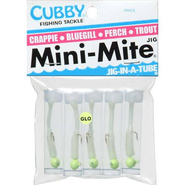 Cubby Pink and White Mini-Mite Fishing Lure - MM5003
