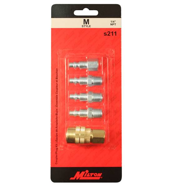 Milton 5 Piece M - Style Coupler Kit - S-211 | Blain's Farm & Fleet